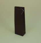 TORBA PAPIEROWA "B" brązowa mat, 12x7,5x36cm