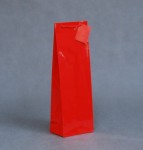 TORBA PAPIEROWA "B" czerwona w połysku, 12x7,5x36cm