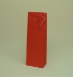 TORBA PAPIEROWA "B" czerwona mat, 12x7,5x36cm